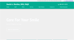 Desktop Screenshot of dischlerdentistry.com